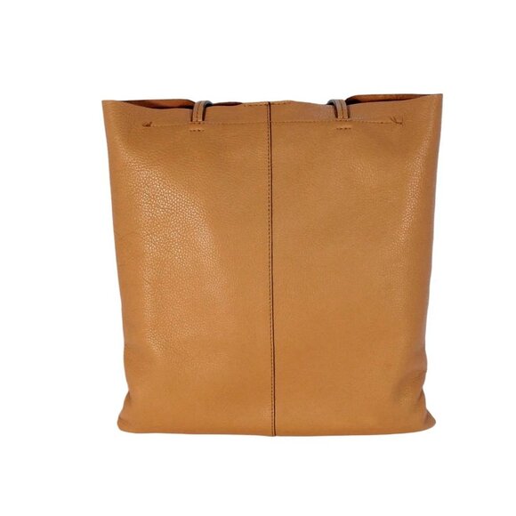 BANANA REPUBLIC Effortless $98 Tan Leather Everyday Tote Bag - Picture 2 of 6